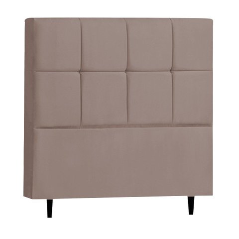 Cabeceira Roma para Cama Box Queen 160 cm Suede - D’RossiCinza