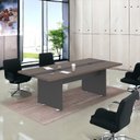 Ver imagem 3 de Mesa de Reunião 6 Lugares Empresa Parma Freijó Preto