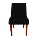 Ver imagem 2 de Kit 04 Cadeiras Para Sala de Jantar Lizz Pés Palito Veludo Preto D'Classe Decor