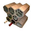 Ver imagem 2 de Mini Adega Mdf para 08 Garrafas