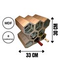 Ver imagem 5 de Mini Adega Mdf para 08 Garrafas