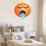 Adesivo de Parede Emoji Doente - 2