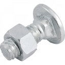 Ver imagem 2 de Parafuso francês zincado com porca 3/8" x 1" Vonder