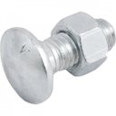 Ver imagem 1 de Parafuso francês zincado com porca 3/8" x 1" Vonder