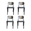 Ver imagem 1 de Kit 4 Cadeiras Nanna Empilhável em Polipropileno – Design Moderno para Sala, Cozinha ou Escritório -