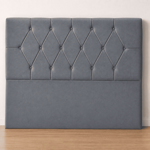 Cabeceira Casal King de Cama Box Estofada Eliana 195 cm Veludo