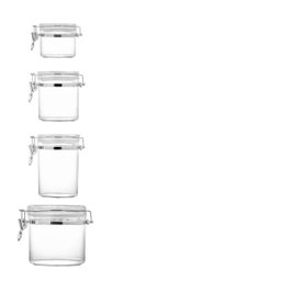 Kit 4 Pote Hermético Acrilíco Redondo Transparente Hauskraft - 6