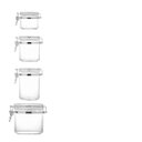 Ver imagem 6 de Kit 4 Pote Hermético Acrilíco Redondo Transparente Hauskraft