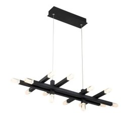Pendente Arpoador 80cm X 37cm X 15,2cm Led 42w - Pt/Br - Bella - 1