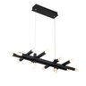 Pendente Arpoador 80cm X 37cm X 15,2cm Led 42w - Pt/Br - Bella - 1