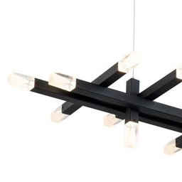 Pendente Arpoador 80cm X 37cm X 15,2cm Led 42w - Pt/Br - Bella - 2