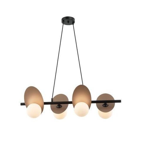 Pendente Leblon Preto 118cm 5xe27 200w - Rm001b - Bella