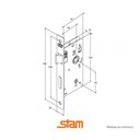 Ver imagem 2 de Fechadura Espelhada Inox - Stam Interna 1810/21