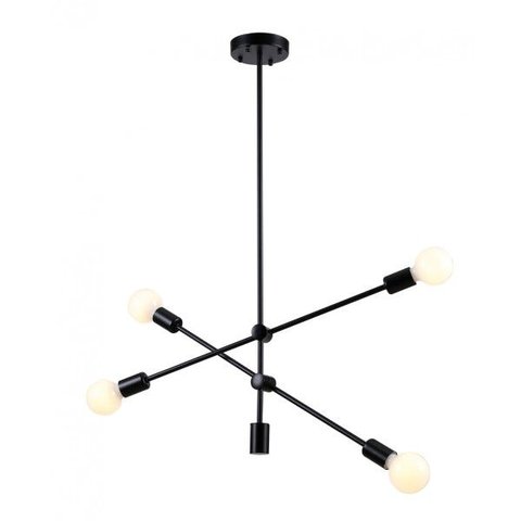 Pendente Ipanema 68cmø x H139cm 4xe27 - Preto | Bella