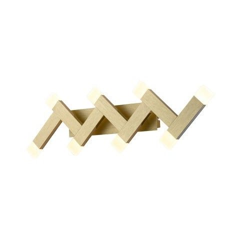 Arandela Sarau 62cm X 19cm X 7cm Led 15w - Dourado
