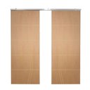 Ver imagem 2 de Porta Dupla de Correr P- Verniz Frisada Fs Duplo - 210x160