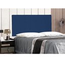 Ver imagem 2 de Cabeceira Painel Verona Para Cama Box King 195 cm Suede - D’Rossi - Azul Marinho