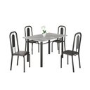 Ver imagem 2 de Conjunto Sala de Jantar com 4 Cadeiras Lívia Preto