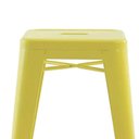 Ver imagem 3 de Kit 4 Banquetas Altas Iron Tolix Titan Rivatti Amarela Base Metal