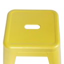 Ver imagem 4 de Kit 4 Banquetas Altas Iron Tolix Titan Rivatti Amarela Base Metal