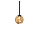 Ver imagem 5 de Pendente Moderno Jabuticaba Preto 1 Esfera Globo de Vidro - ÂMBAR