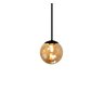Pendente Moderno Jabuticaba Preto 1 Esfera Globo de Vidro - ÂMBAR - 5