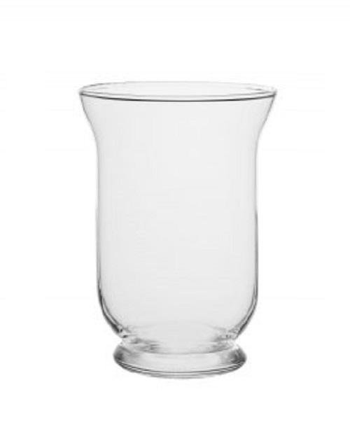 Vaso de Vidro Polones Hurricane Incolor 20cm - 1