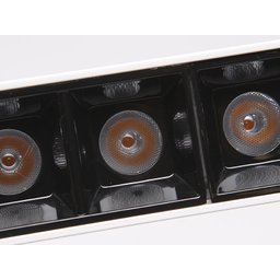 Luminária de Teto Spot Branco e Preto Led Taschibra Luz Pontual Arch Sobrepor 10w 2700k - Preto e Br - 3