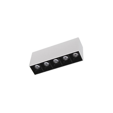 Luminária de Teto Spot Branco e Preto Led Taschibra Luz Pontual Arch Sobrepor 10w 2700k - Preto e Br