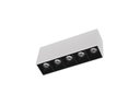 Ver imagem 1 de Luminária de Teto Spot Branco e Preto Led Taschibra Luz Pontual Arch Sobrepor 10w 2700k - Preto e Br