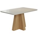 Ver imagem 2 de Conjunto para Sala de Jantar Mesa 130cm Maite 4 Cadeiras Nicole Cimol