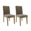 Ver imagem 3 de Conjunto para Sala de Jantar Mesa 130cm Maite 4 Cadeiras Nicole Cimol