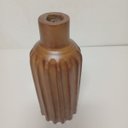 Ver imagem 2 de Vaso Decorativo de Madeira Natural 30x15x15cm Enfeite Sala Mesa Estante Aparador