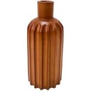 Ver imagem 1 de Vaso Decorativo de Madeira Natural 30x15x15cm Enfeite Sala Mesa Estante Aparador