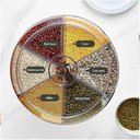 Ver imagem 3 de Organizador Alimentos Giratório 6 Divisórias Porta Grãos Lorben
