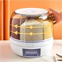 Ver imagem 4 de Organizador Alimentos Giratório 6 Divisórias Porta Grãos Lorben
