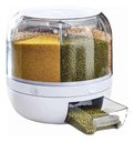 Ver imagem 1 de Organizador Alimentos Giratório 6 Divisórias Porta Grãos Lorben