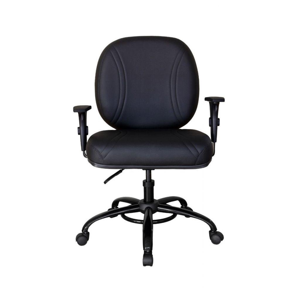 Cadeira Para Escritório Para Obesos Até 200kg Preto MadeiraMadeira Cadeira Para Escritório Para Obesos Até 200kg Preto MadeiraMadeira