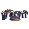 Bolsa Saída Maternidade Mala Bebê Menina/Menino com Mochila Kit 5 Peças Azul-marinho - 1