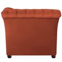 Ver imagem 4 de Sofá Recamier Divã Chesterfield 175cm Sofia Suede Terracota Capitonê- Mabe Magazine