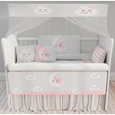 Ver imagem 1 de Kit Berço Enxoval de Bebê Arco-ìris Corações