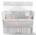 Ver imagem 2 de Kit Berço Enxoval de Bebê Arco-ìris Corações