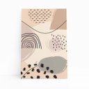 Ver imagem 1 de Abstrato Minimalista Arte Bege Quadro Canvas 60x40cm