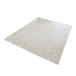 Tapete de Couro Natural Branco 3,00 X 2,00 M - 1
