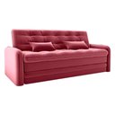 Ver imagem 6 de Sofá Cama Reclinável 3 Lugares Casal com Bicama Auxiliar Madalena Matrix