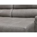 Ver imagem 5 de Sofá Retrátil e Reclinável de Couro Atami 2,30 M Cement Grey - Mempra Design