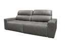Ver imagem 2 de Sofá Retrátil e Reclinável de Couro Atami 2,30 M Cement Grey - Mempra Design