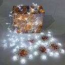 Ver imagem 2 de Pisca Cascata Flocos Natal 80 Lâmpadas Leds Branco 3m 220v