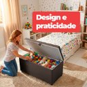 Ver imagem 5 de Recamier Baú Berlim Veludo Marrom Solteiro 80cm Estofado Pés PVC Preto