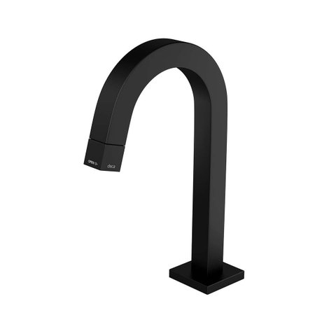 Torneira de Mesa Bica Baixa para Lavatório Tube Black Matte Cod: 1197.bl.tub.mt